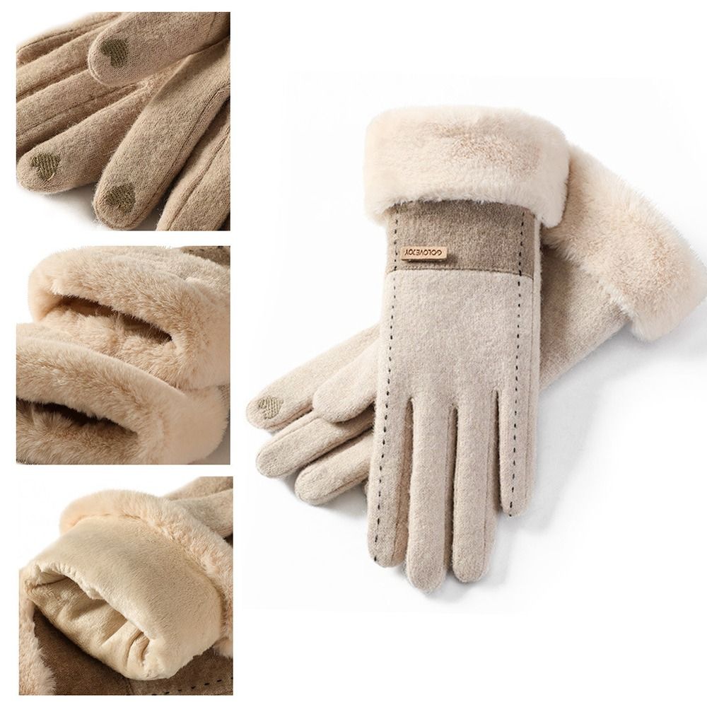 Soft Winter Thermal Gloves Thi - Wool Glove Lined reseña y precio