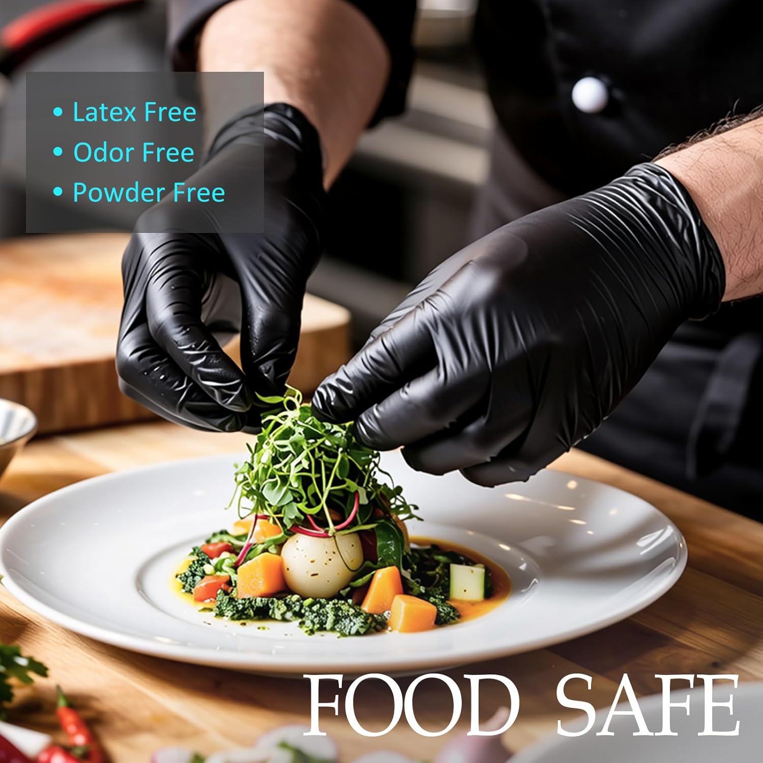 6Mil Disposable Nitrile Gloves - Exam Glove Nitrile reseña y precio