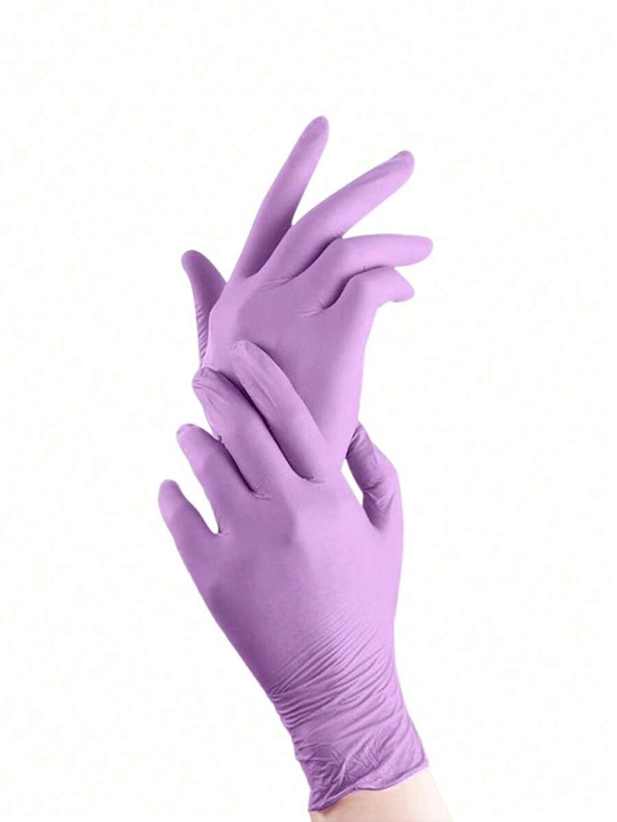 100/50/4pcs Disposable Purple  - Latex Disposable Glove reseña y precio