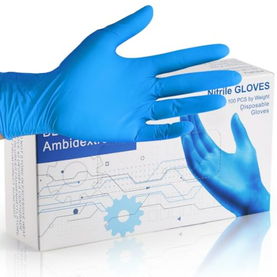 PEIPU Nitrile Disposable Glove - Rubber Glove Cleaning reseña y precio