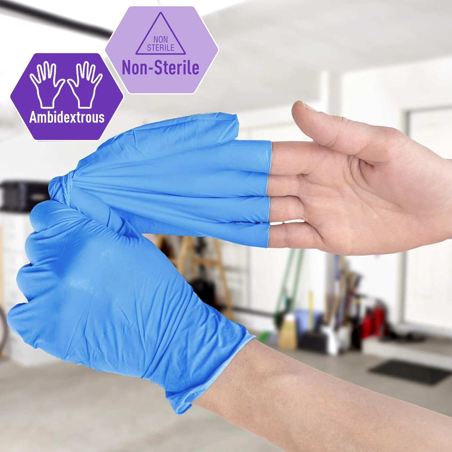 Nitrile/Vinyl Blend Exam Glove - Exam Glove Nitrile reseña y precio