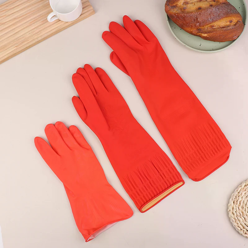 1Pair Latex Long Dish Washing  - Dish Glove Rubber reseña y precio