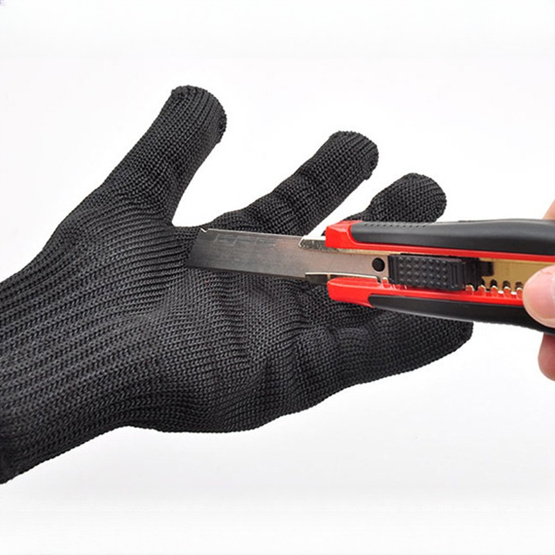 1 Pair Black Anti Cutting Glov - Cut Resistant Glove reseña y precio
