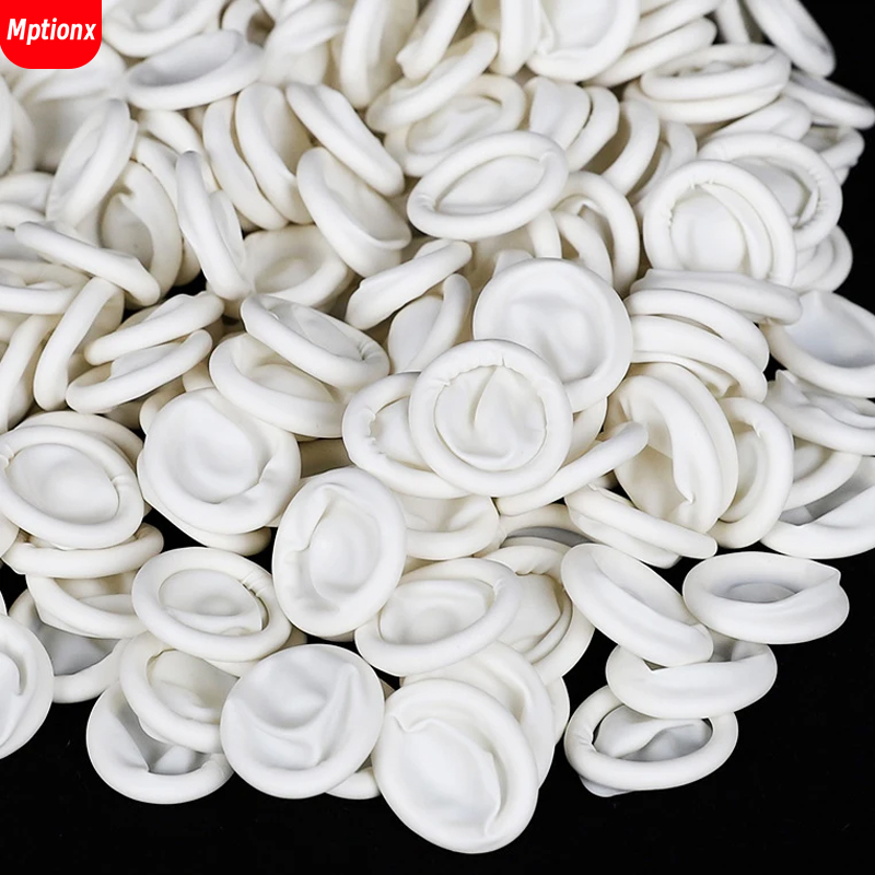 100PCS Disposable Finger Cover - Latex Disposable Glove reseña y precio