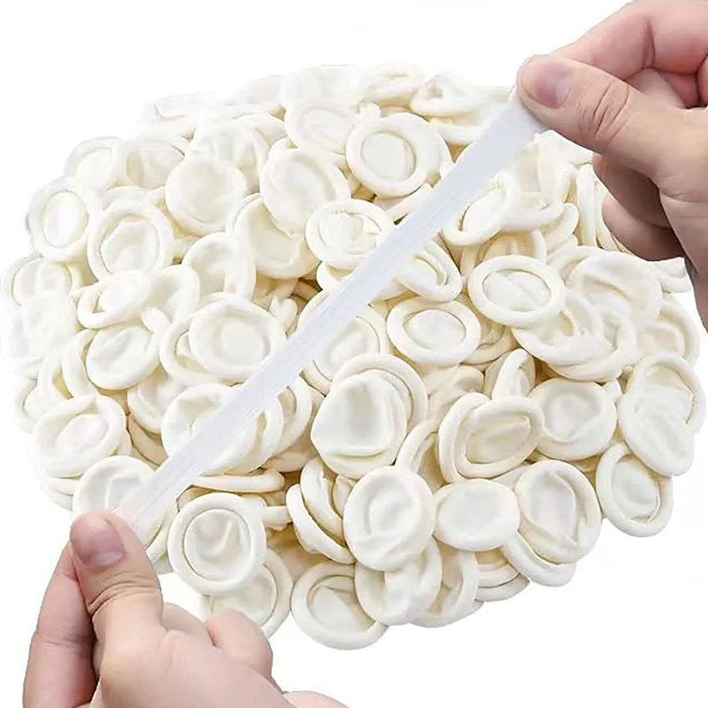 100PCS Disposable Finger Cover - Latex Disposable Glove reseña y precio