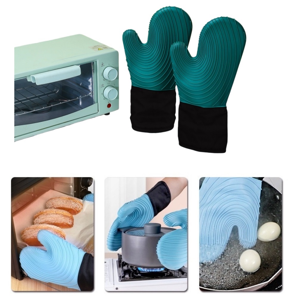 Silicone oven heat insulation  - Oven Mitt Silicone reseña y precio