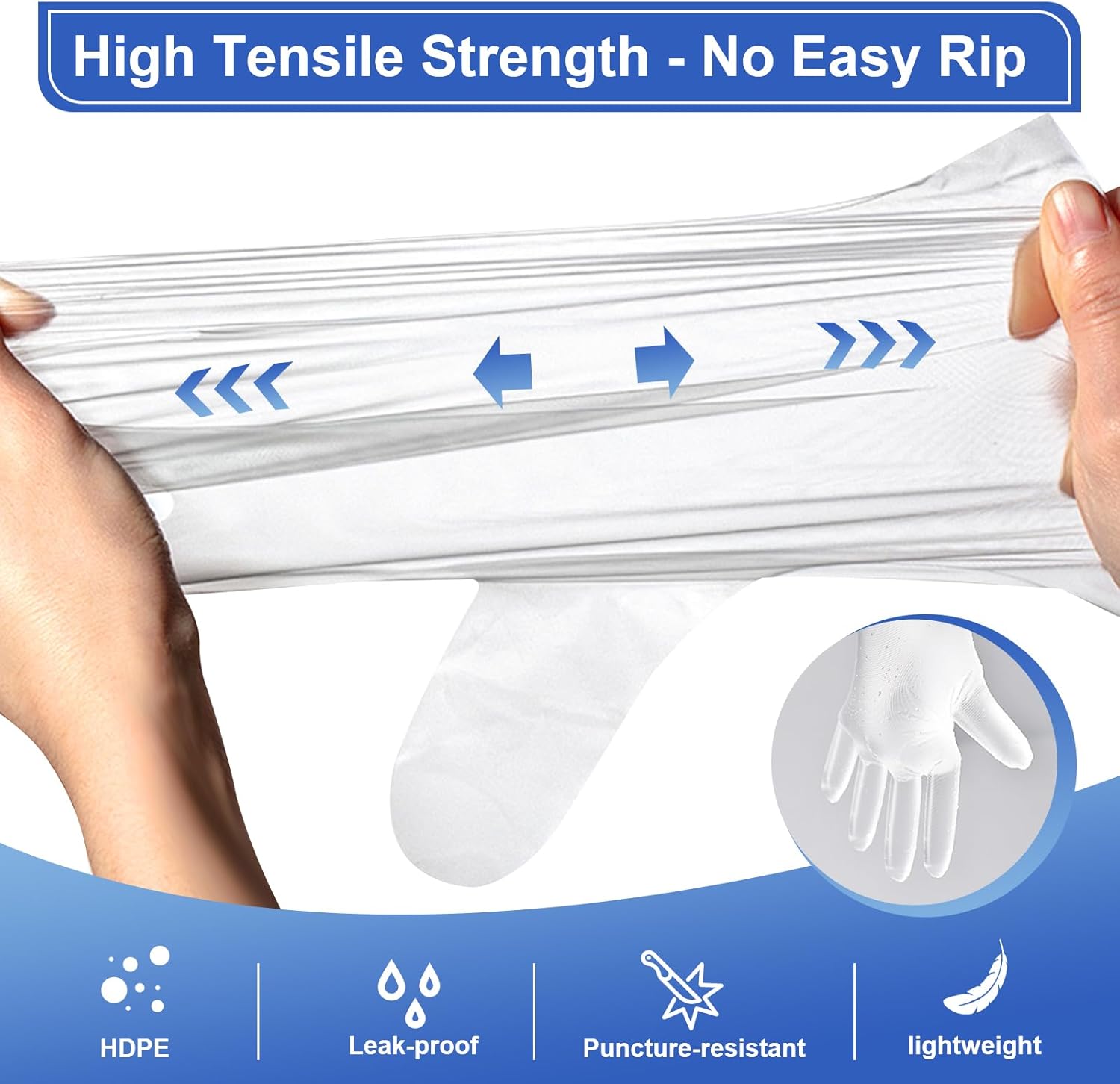500 Pcs Disposable Food Prep G - Latex Disposable Glove reseña y precio