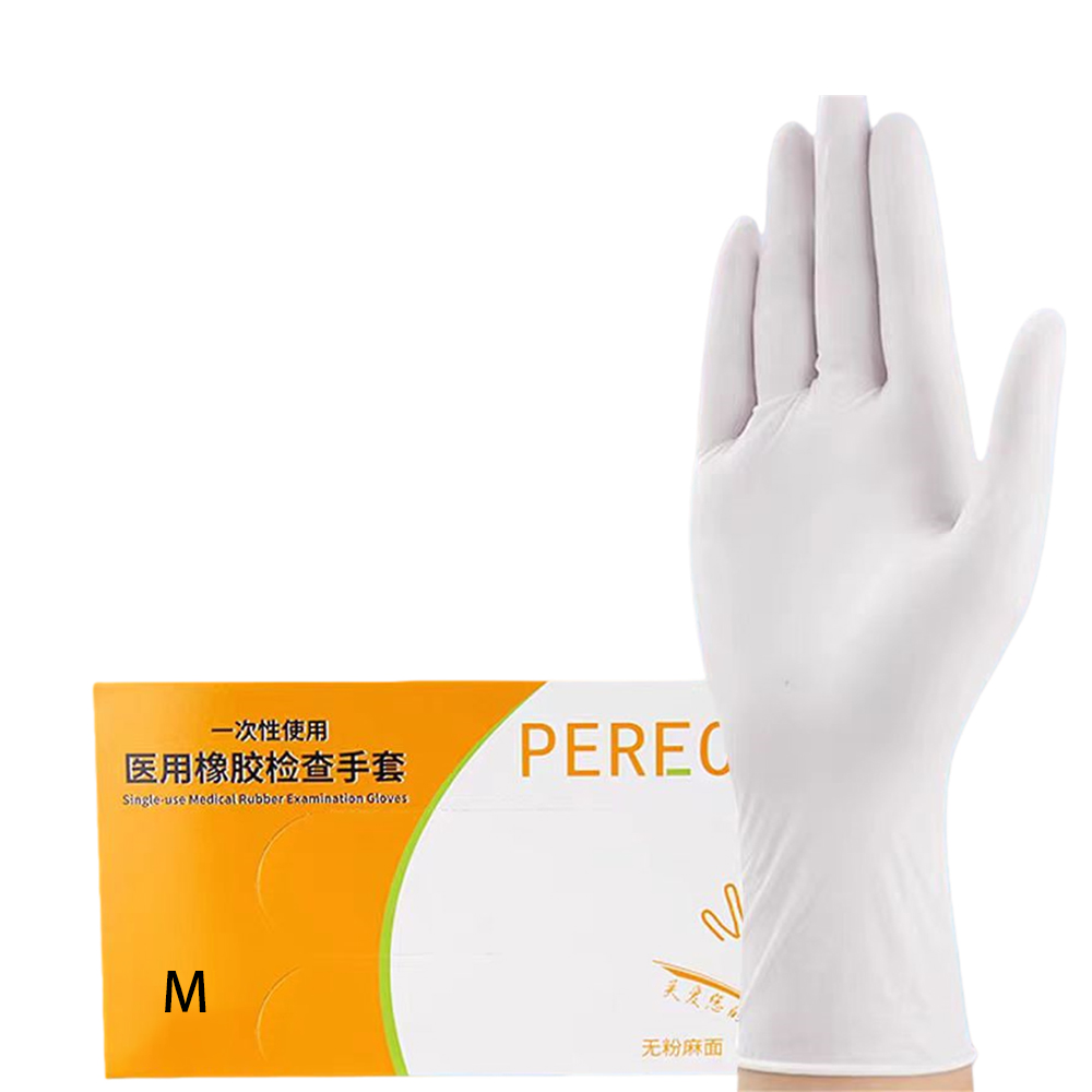 Disposable medical rubber exam - Latex Disposable Glove reseña y precio