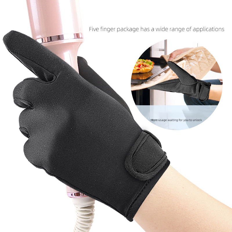 Hair Straightener Perm Curling - Heat Resistant Glove reseña y precio