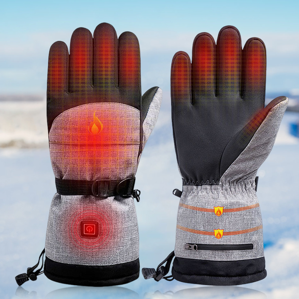 Electric Heated Gloves Men Wom - Ski Glove Waterproof reseña y precio