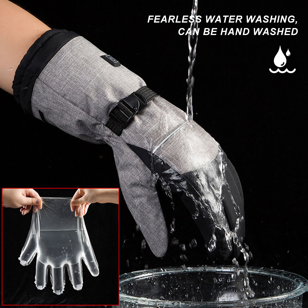 Electric Heated Gloves Men Wom - Ski Glove Waterproof reseña y precio