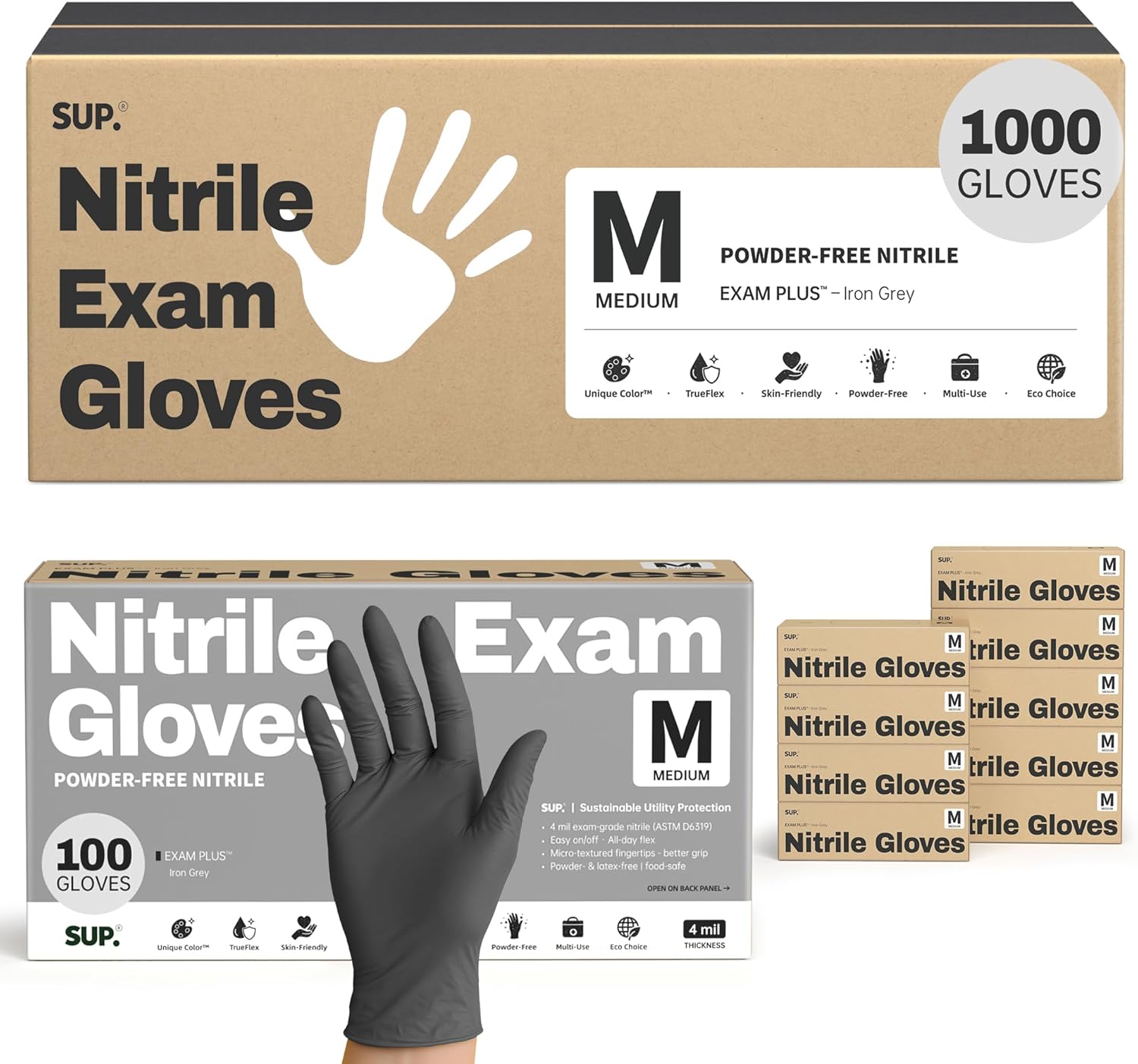 Nitrile Exam Gloves 1000 Ct Po - Exam Glove Nitrile reseña y precio