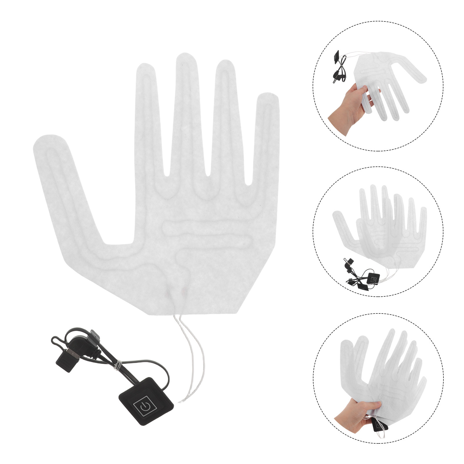 2Pcs Full Finger Electric Heat - Cycling Glove Padded reseña y precio