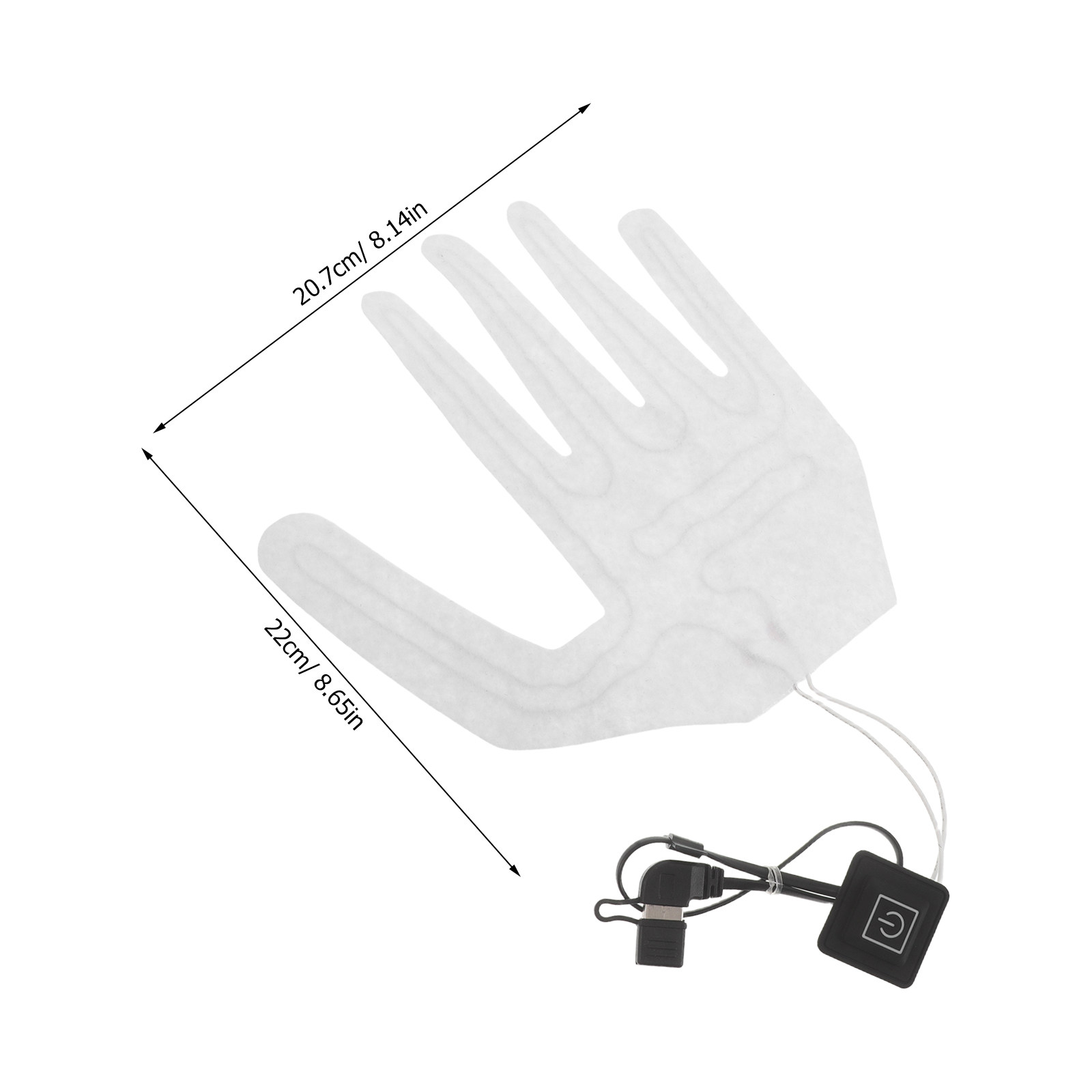 2Pcs Full Finger Electric Heat - Cycling Glove Padded reseña y precio
