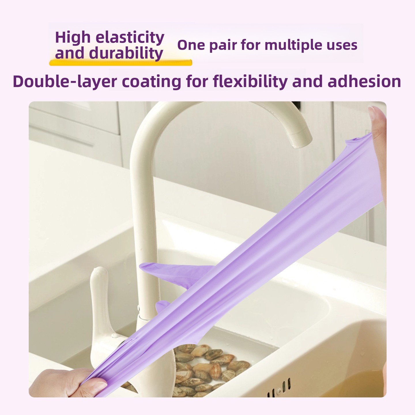 Disposable Nitrile Gloves Long - Dish Glove Rubber reseña y precio