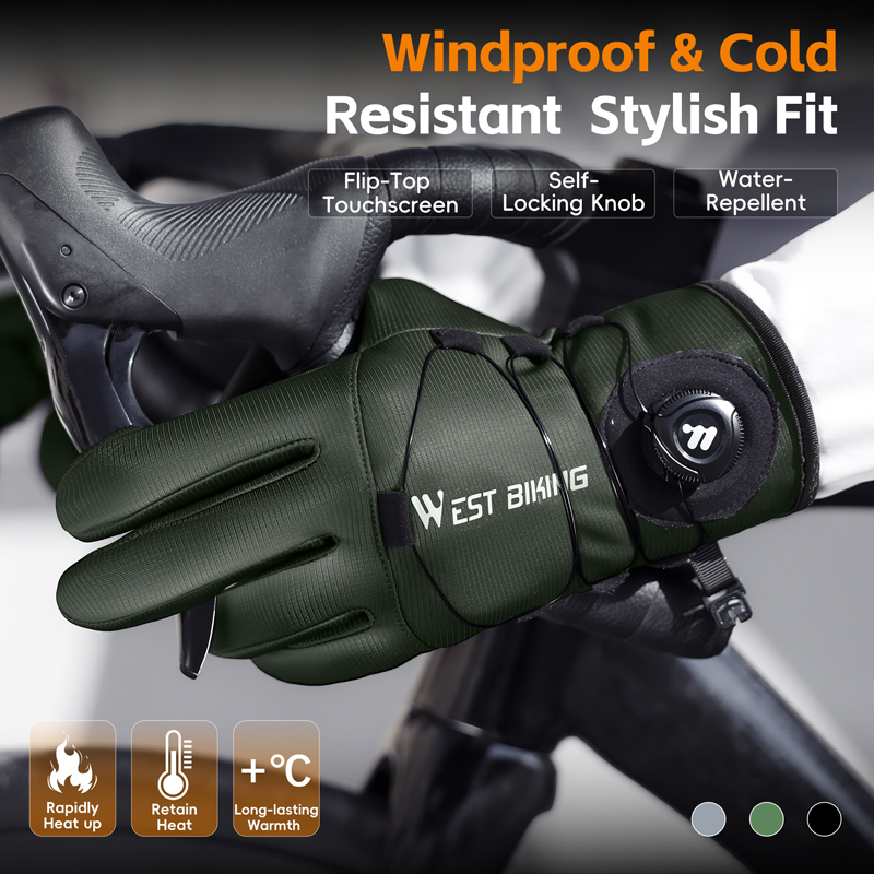 Winter Bike Gloves Magnetic Qu - Winter Glove Insulated reseña y precio