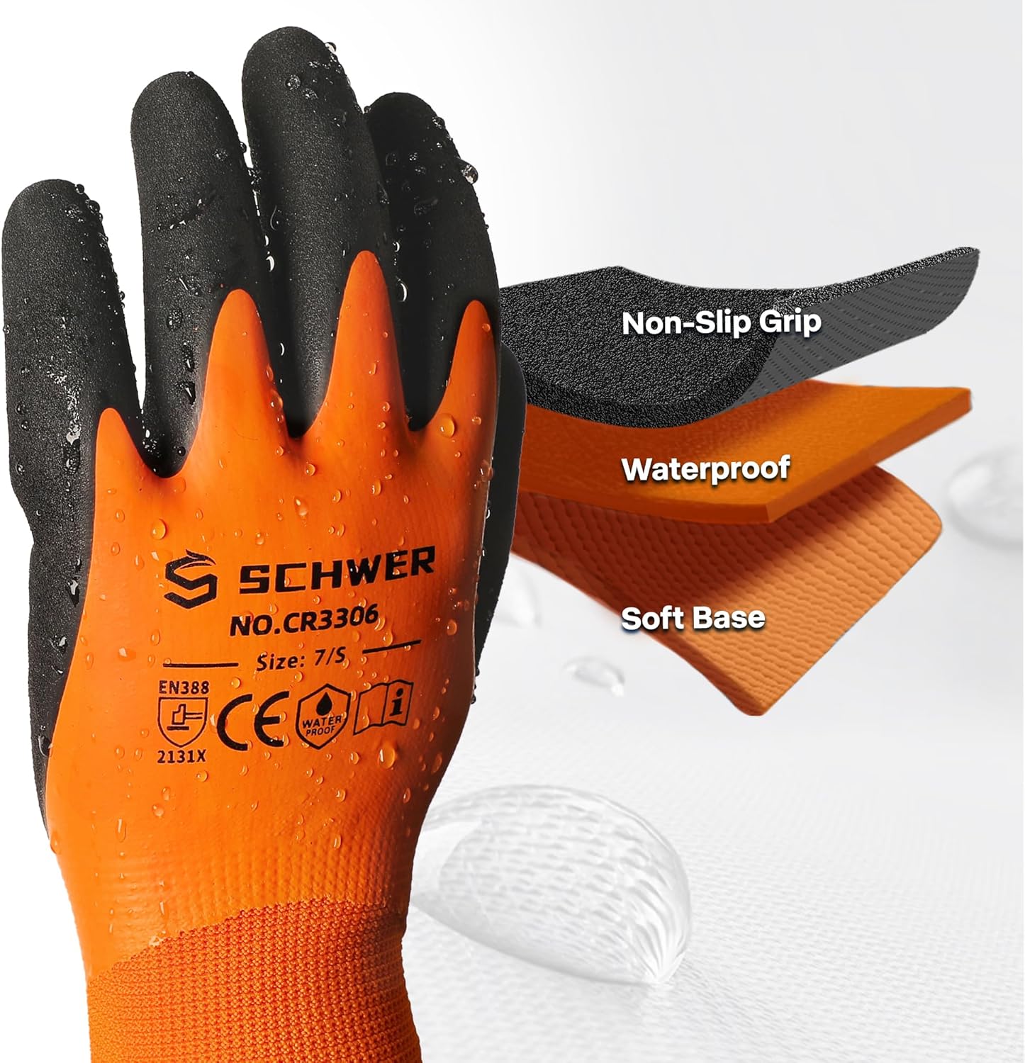2 Pairs Waterproof Work Gloves - Gardening Glove Waterproof reseña y precio