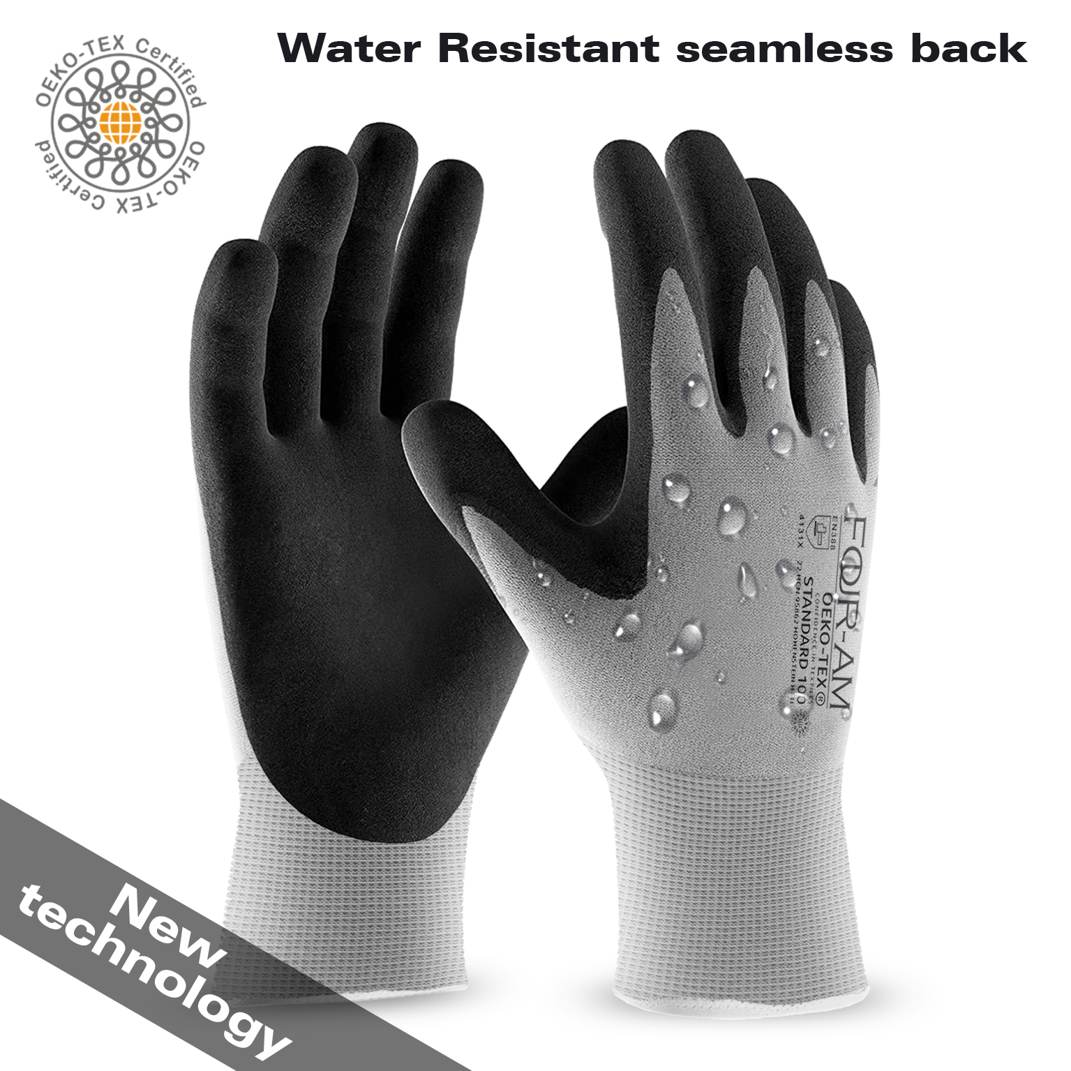 1pc Quick Water Repellent Nylo - Nitrile Mechanic Glove reseña y precio