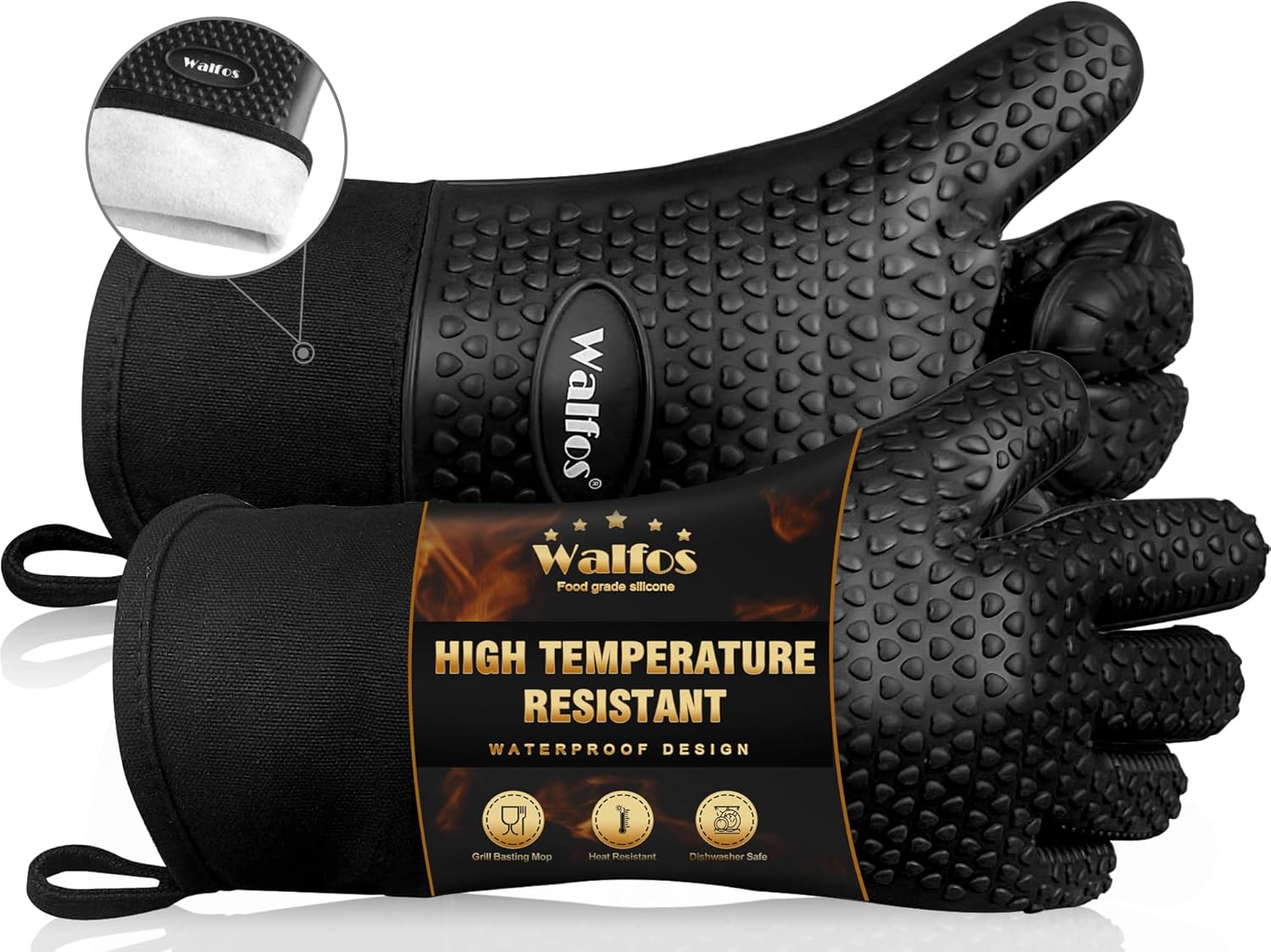 Heat Resistant Silicone BBQ Gl - Heat Resistant Glove reseña y precio