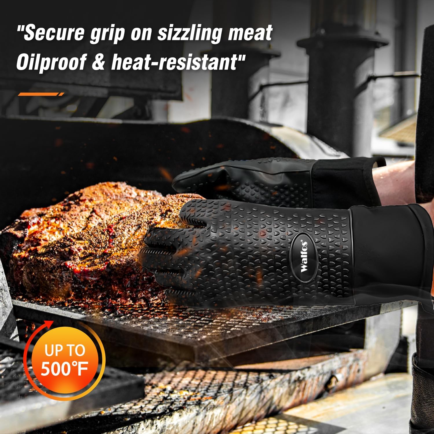 Heat Resistant Silicone BBQ Gl - Heat Resistant Glove reseña y precio