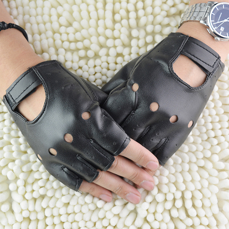 Leather Gloves Black Fingerles - Leather Driving Glove reseña y precio