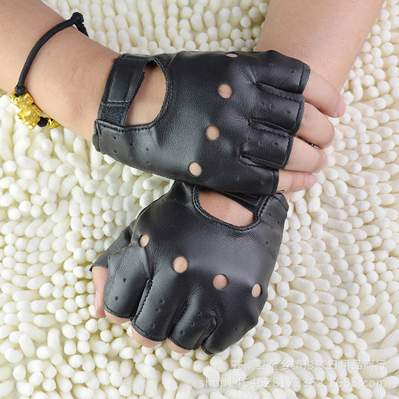 Leather Gloves Black Fingerles - Leather Driving Glove reseña y precio