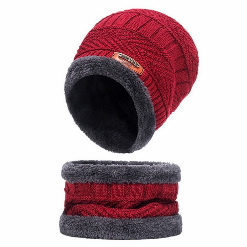 4pcs/set Soft Winter Beanie Ha - Wool Glove Lined reseña y precio