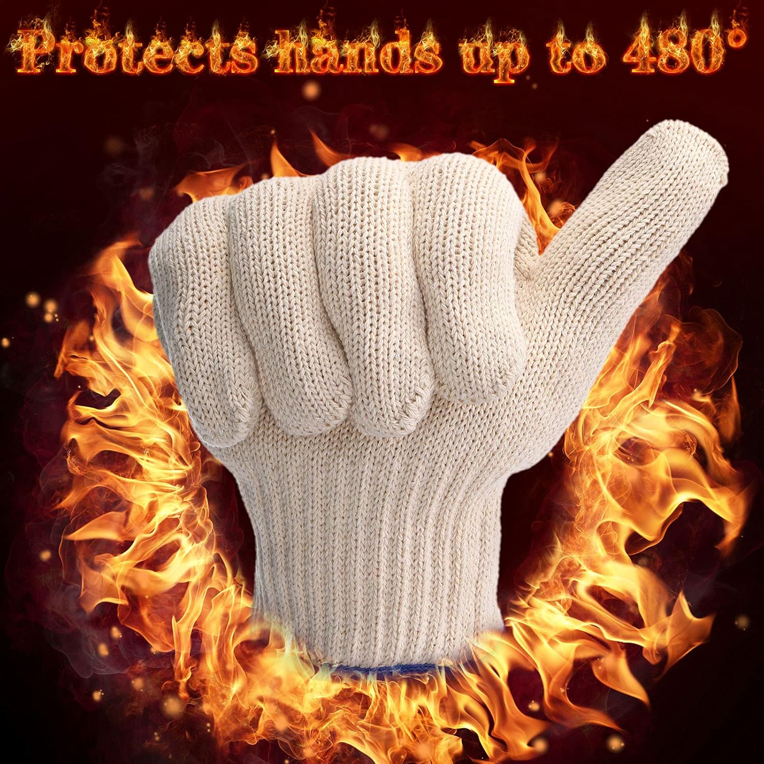 4 Pairs Heat Resistant Gloves, - Heat Resistant Glove reseña y precio
