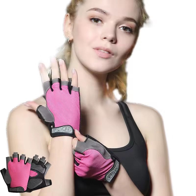 Breathable Anti-Slip Half Fing - Workout Glove Gym reseña y precio