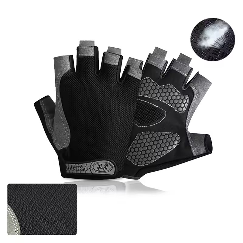Breathable Anti-Slip Half Fing - Workout Glove Gym reseña y precio