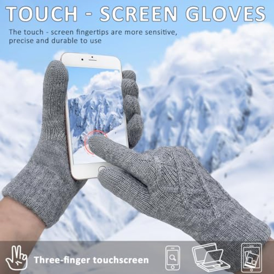 Winter Wool Gloves for Women M - Wool Glove Lined reseña y precio