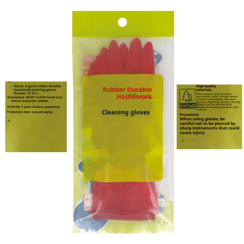 Durable Rubber Latex Dish Glov - Dish Glove Rubber reseña y precio