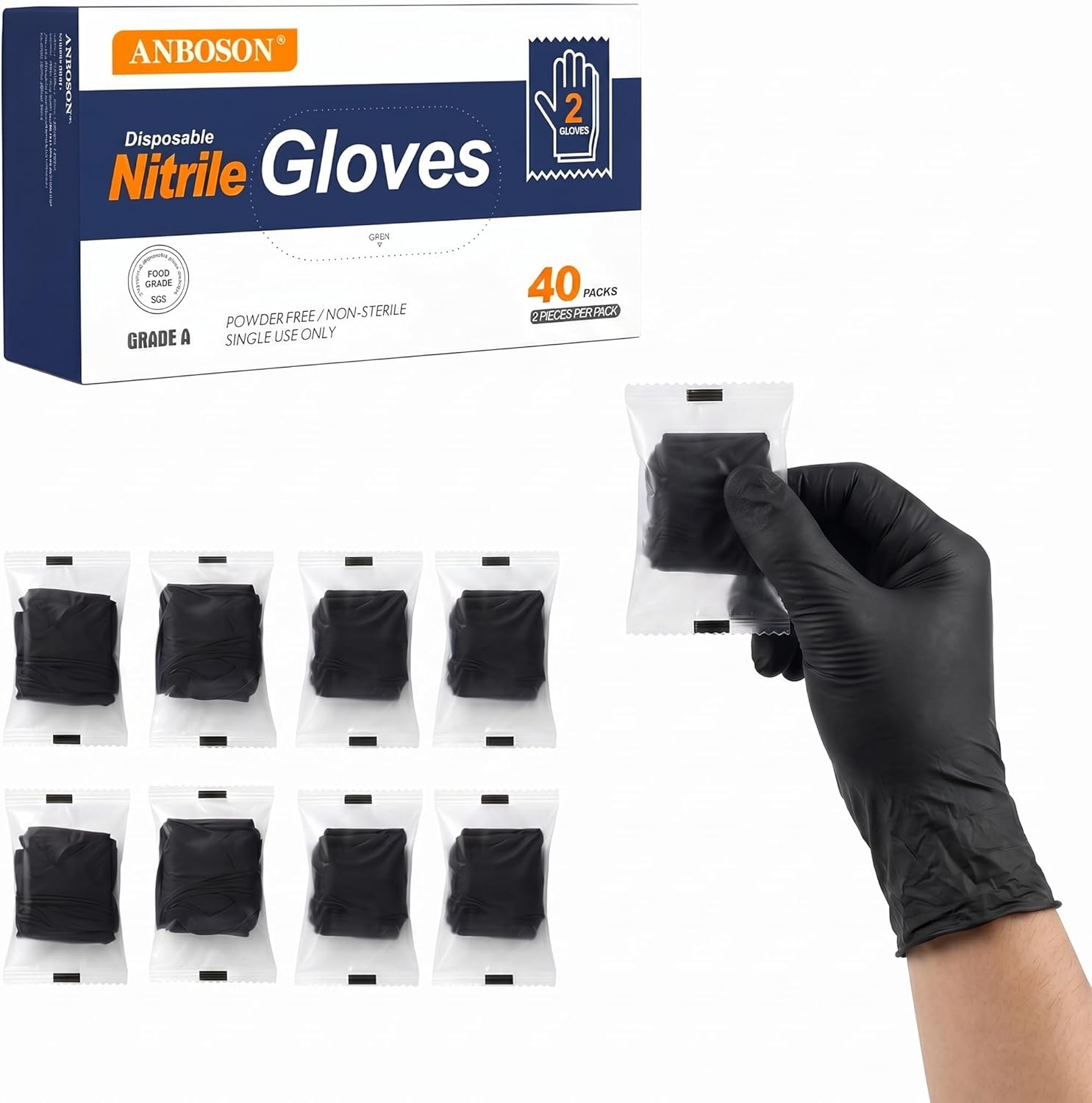 Nitrile Disposable Gloves 5mil - Latex Disposable Glove reseña y precio