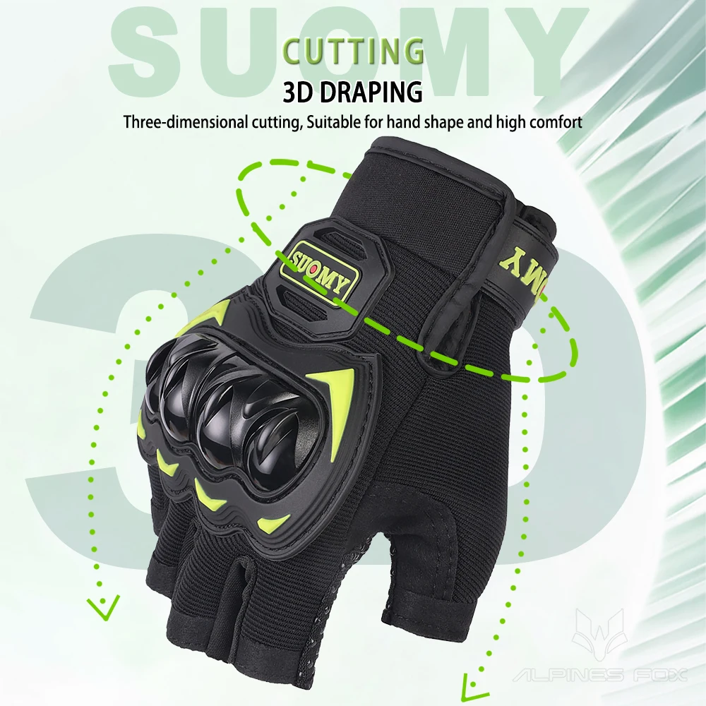 SUOMY Summer Motorcycle Gloves - Cycling Glove Padded reseña y precio