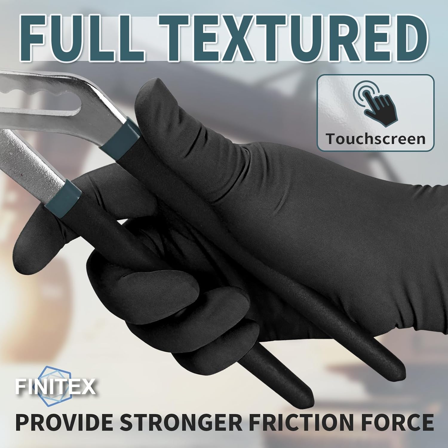 Black Nitrile Disposable Glove - Exam Glove Nitrile reseña y precio