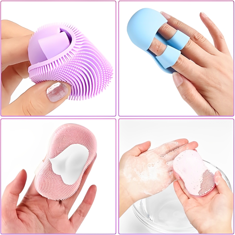 Silicone Face Scrubber Brush D - Rubber Glove Cleaning reseña y precio